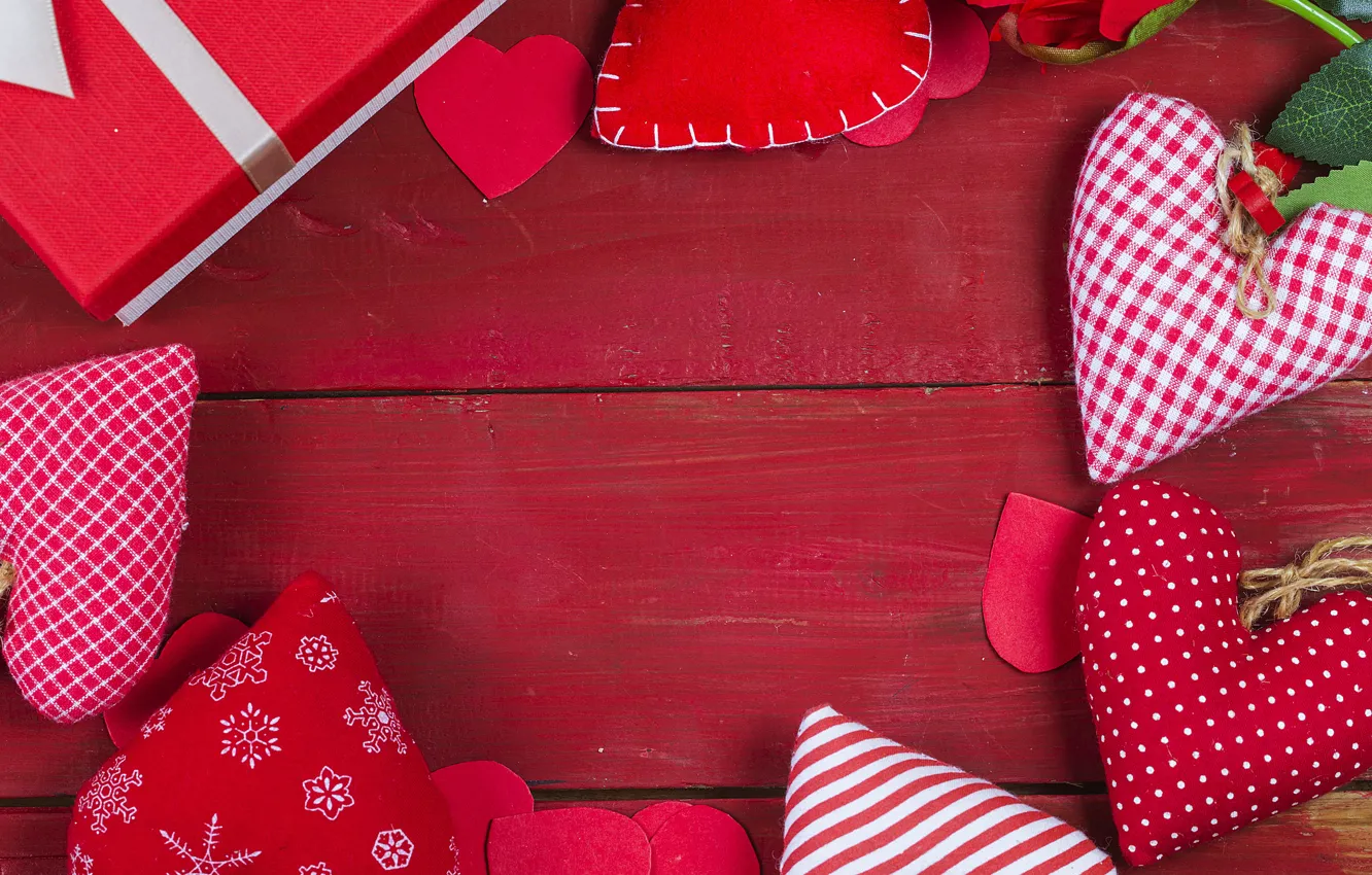 Photo wallpaper love, flowers, heart, roses, red, love, romantic, hearts