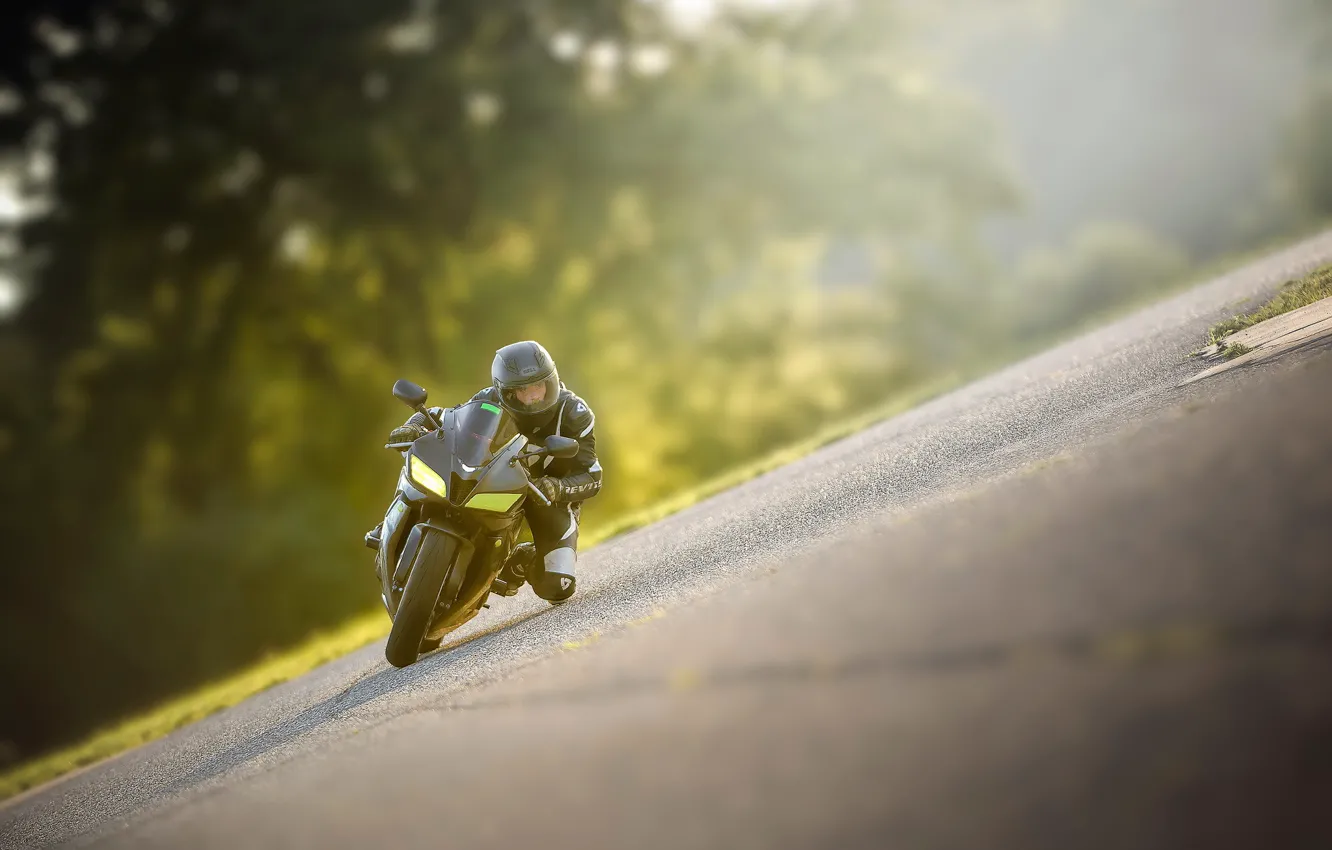 Photo wallpaper race, sport, motorcycle
