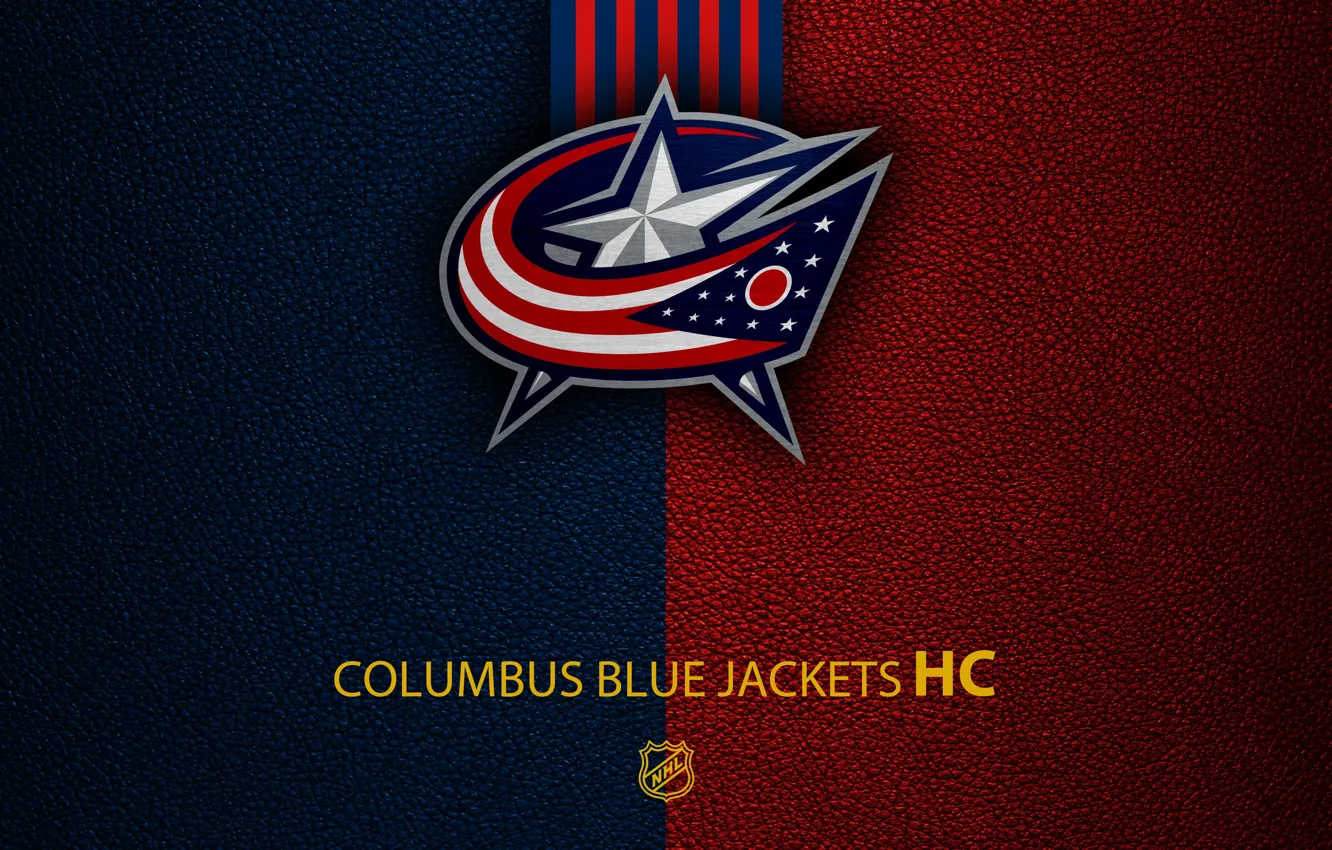 Photo wallpaper wallpaper, sport, logo, NHL, hockey, Columbus Blue Jackets