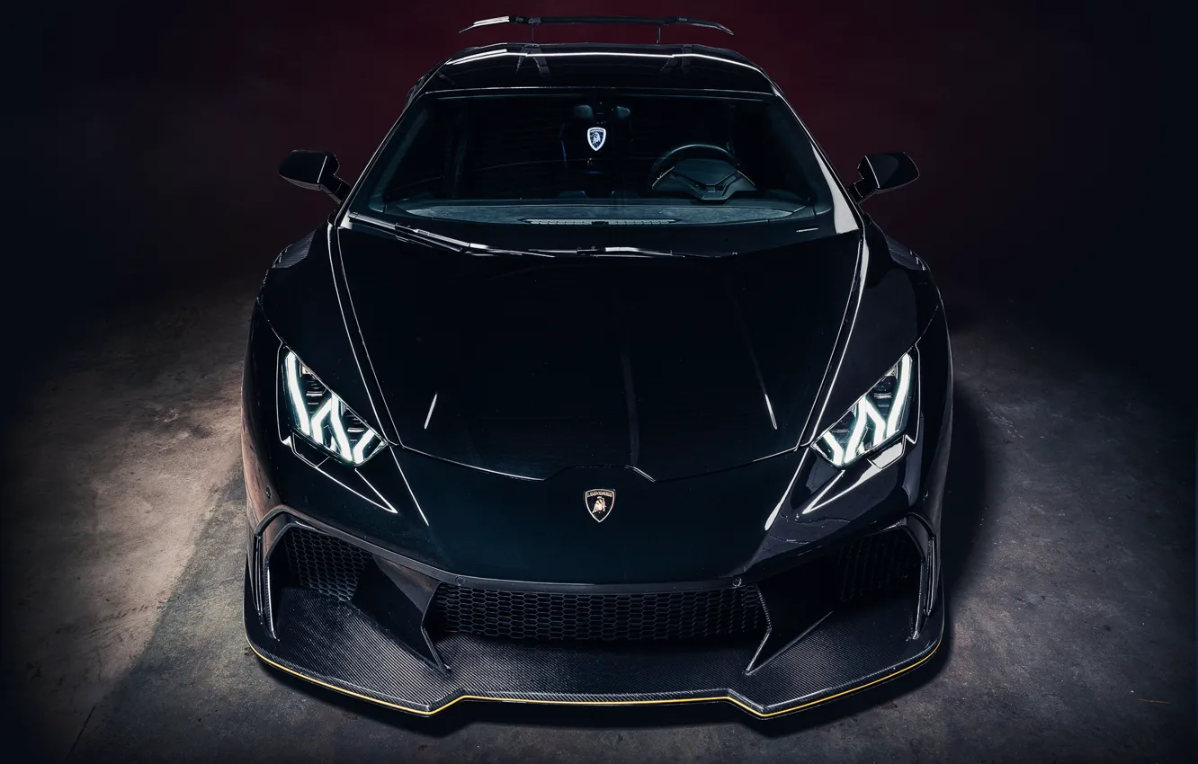 Photo wallpaper Lamborghini, car, the front