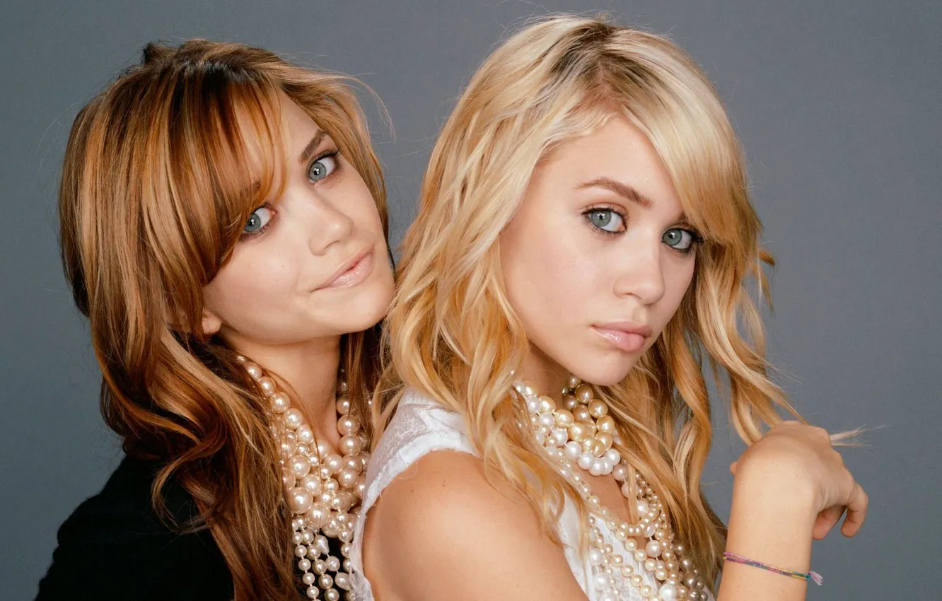 Photo wallpaper girl, sisters, Twins, Olsen