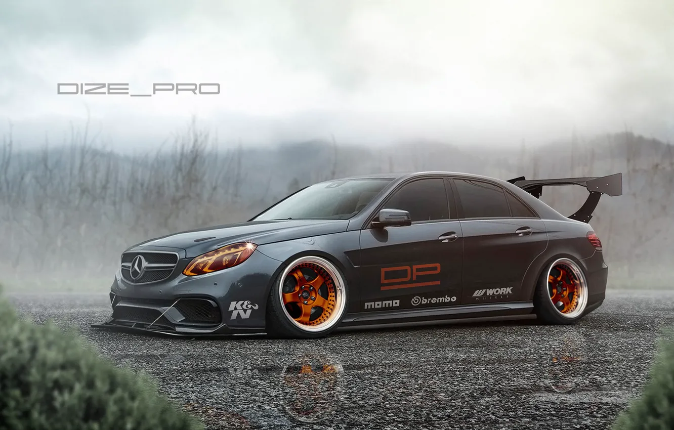 Photo wallpaper Mercedes-Benz, Auto, Machine, Mercedes, AMG, Rendering, Mercedes-Benz E 63 AMG, E 63