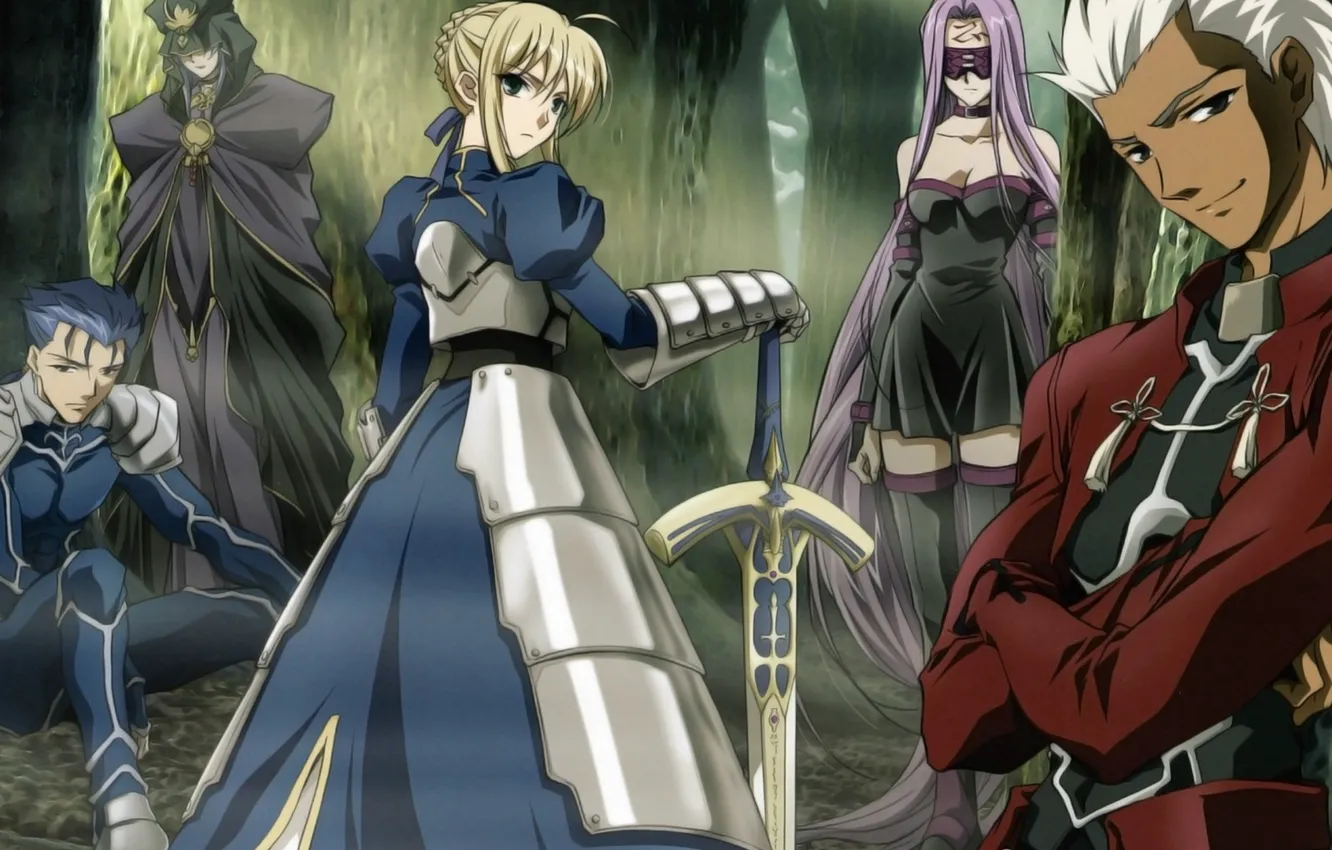 Photo wallpaper anime, characters, Fate stay night, Fate / Stay Night