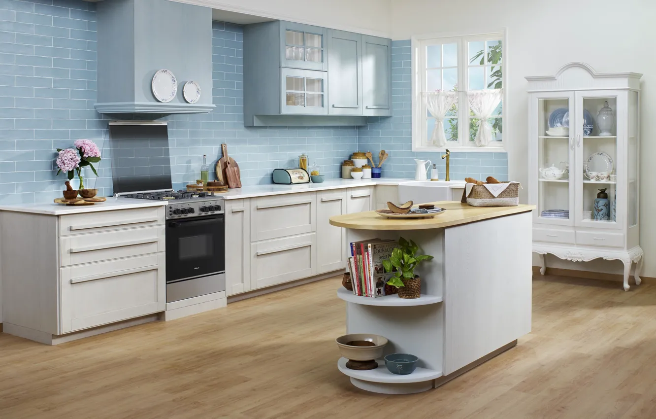 Photo wallpaper room, interior, kitchen, vintage style, Connoisseur Inspiration
