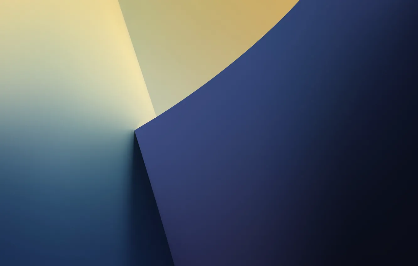 Photo wallpaper blue, yellow, abstraction, colors, geometry