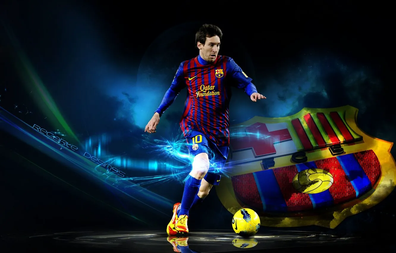 Photo wallpaper Football, Spain, Argentina, Argentina, Lionel Messi, Leo Messi, Lionel Messi, Barcelona