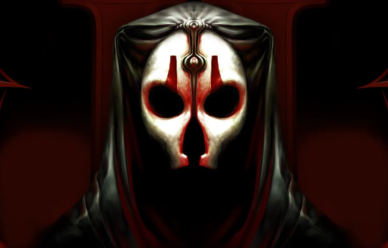 Photo wallpaper the game, mask, hood, Star Wars: The Old Republic