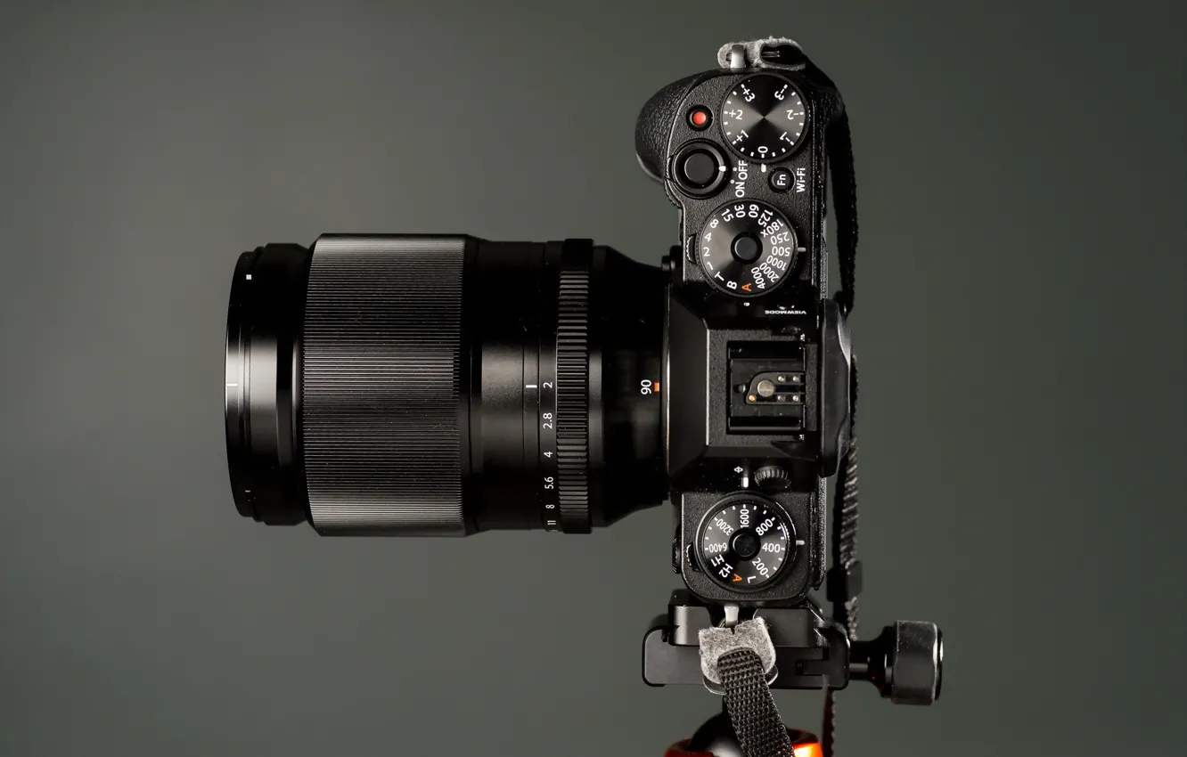 Photo wallpaper macro, camera, Fuji 90mm f2 R LM WR