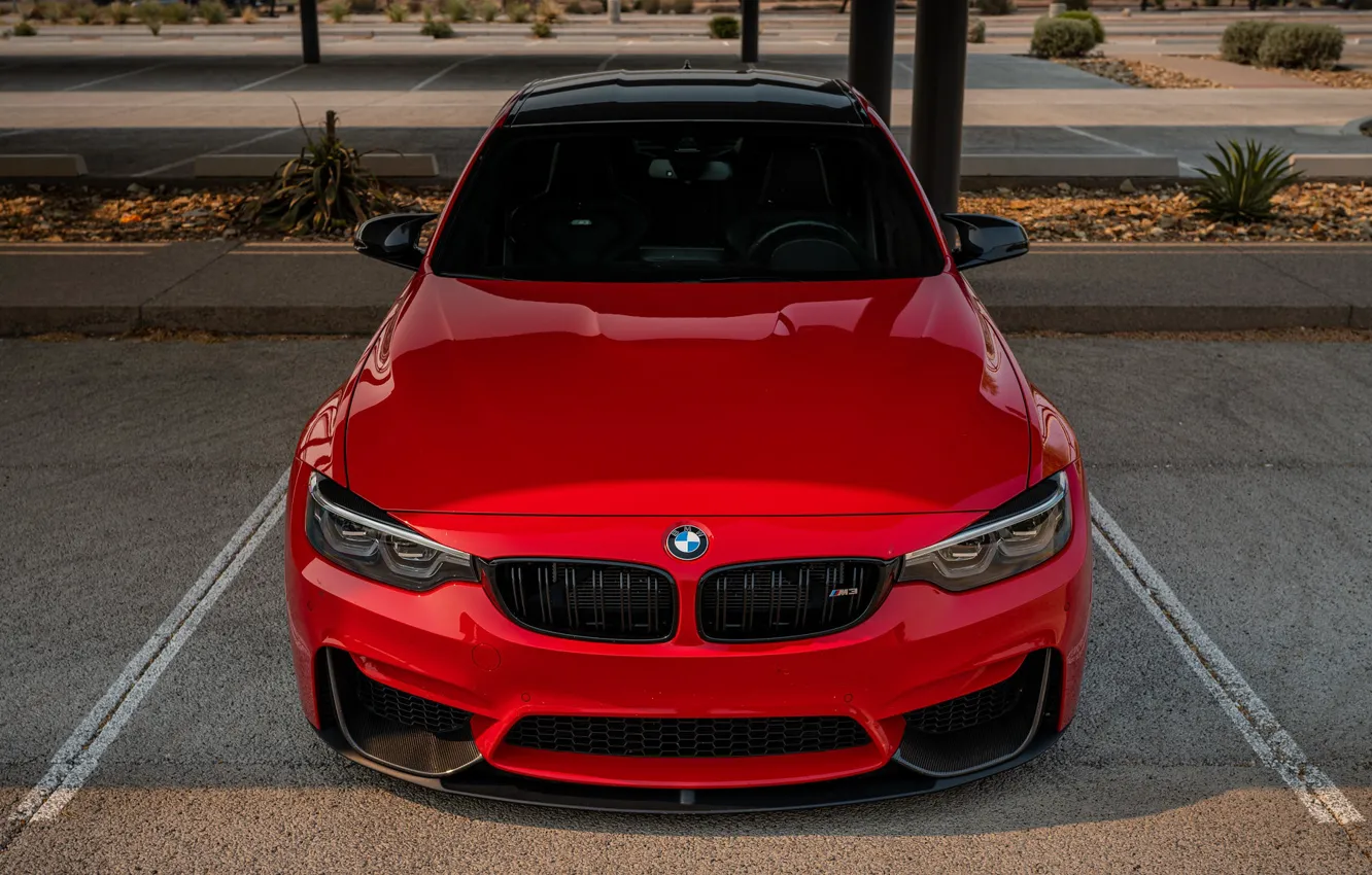 Photo wallpaper BMW, Shadow, RED, F80, Sight