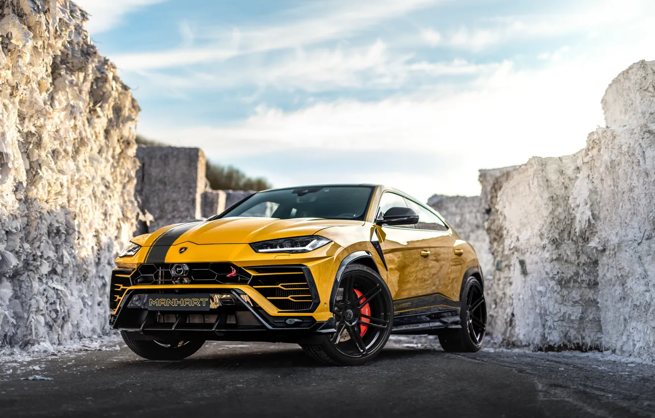 Photo wallpaper Lamborghini, crossover, Urus, 800, Manhart, 2019, Manhart 800