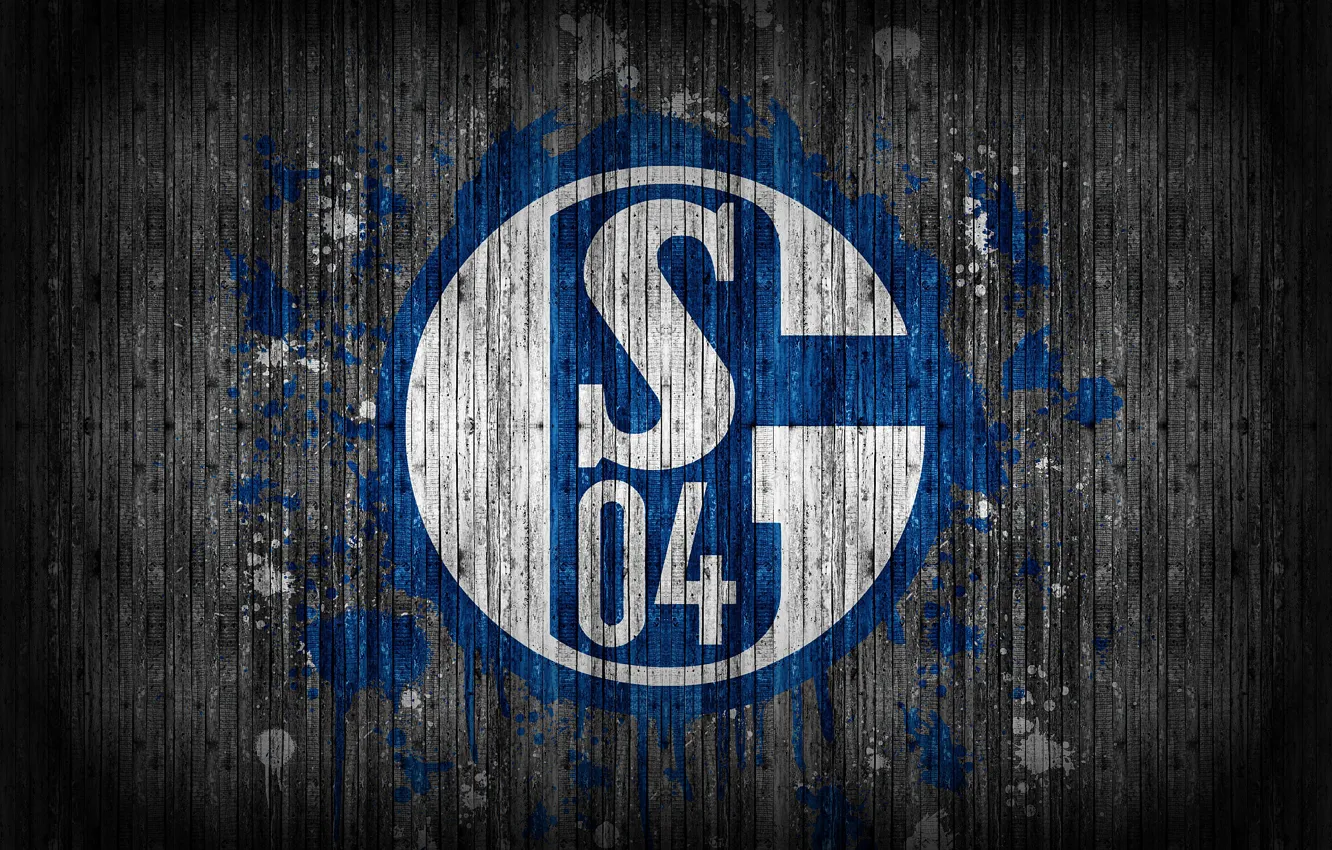 Photo wallpaper wallpaper, sport, logo, football, FC Shalke 04