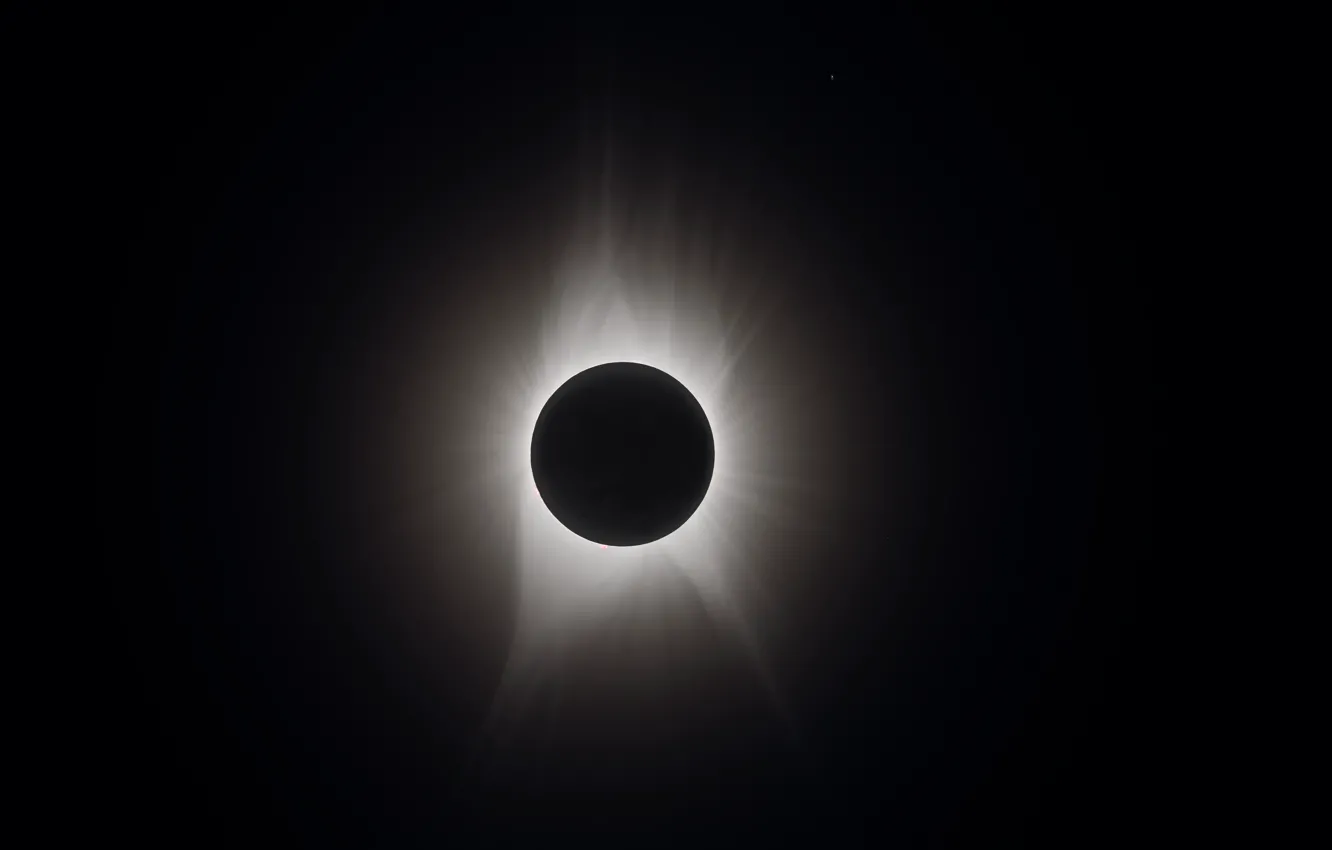 Photo wallpaper the sky, solar Eclipse, phenomenon