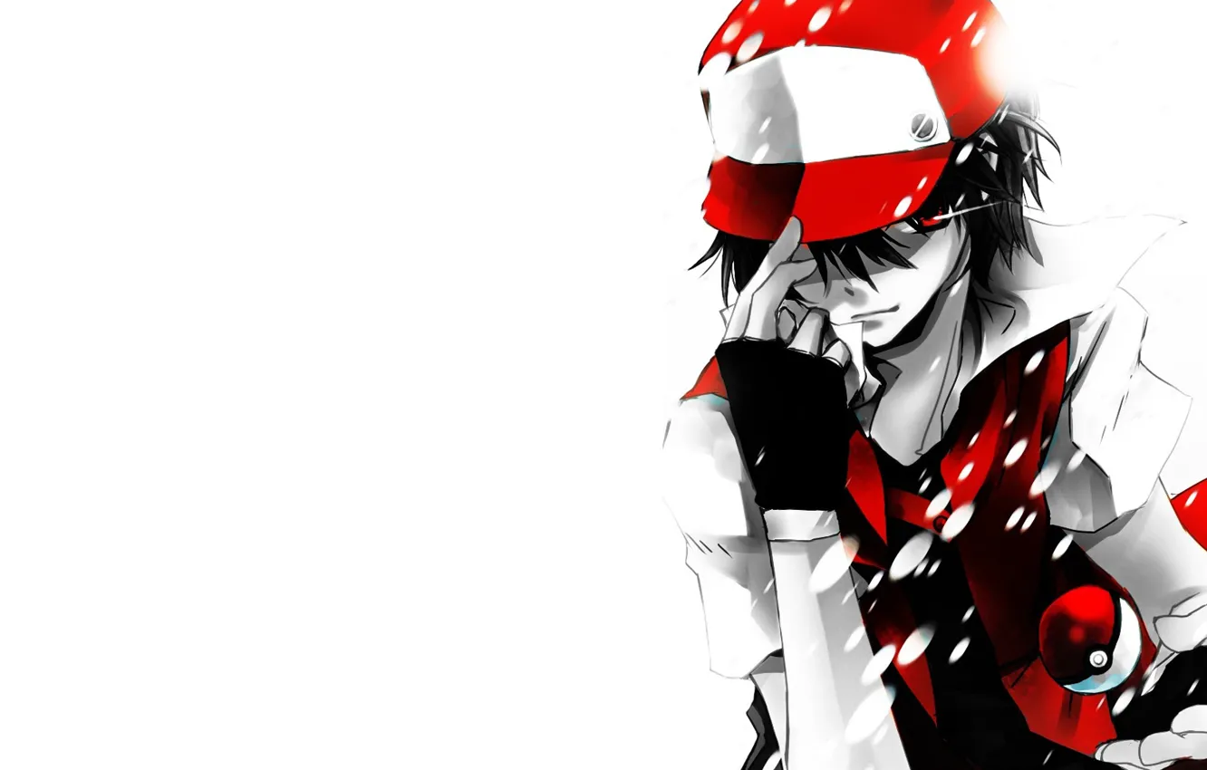 Photo wallpaper look, cartoon, boy, cap, guy, anime, pokemon, Pokemon