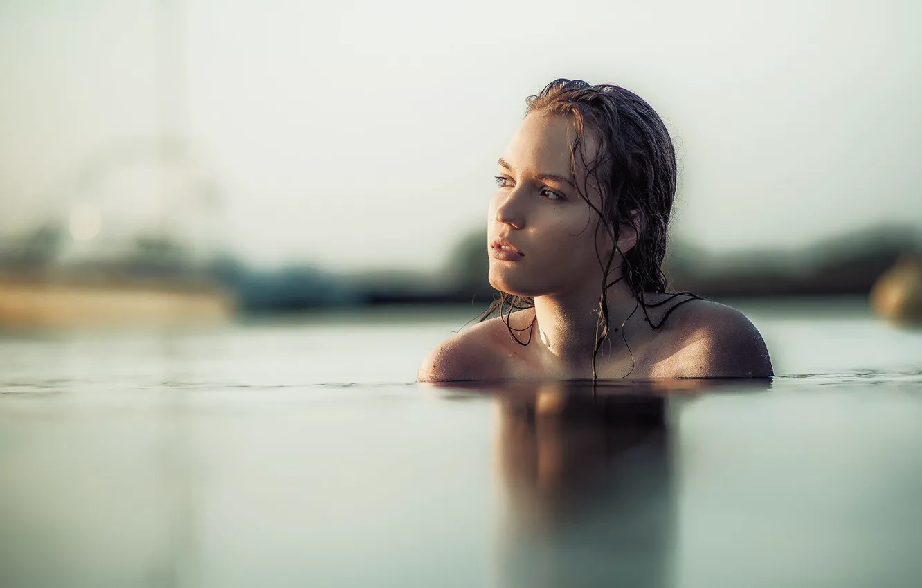Photo wallpaper sponge, in the water, Poland, Warsaw, Jacky ART