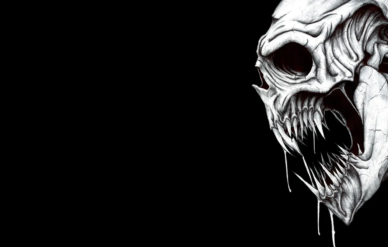 Photo wallpaper sake, creature, teeth