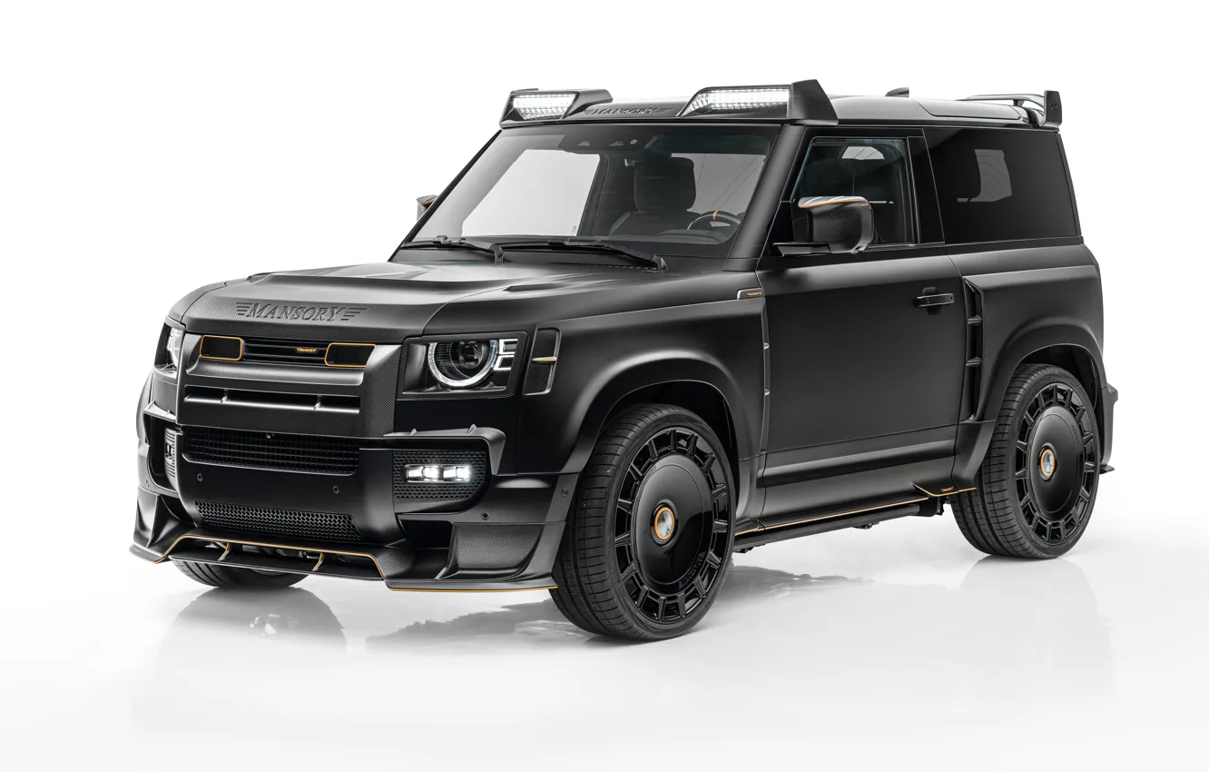 Photo wallpaper Tuning, Land Rover, Cars, Tuning, Mansory, SUV, Black Edition, Land Rover Defender