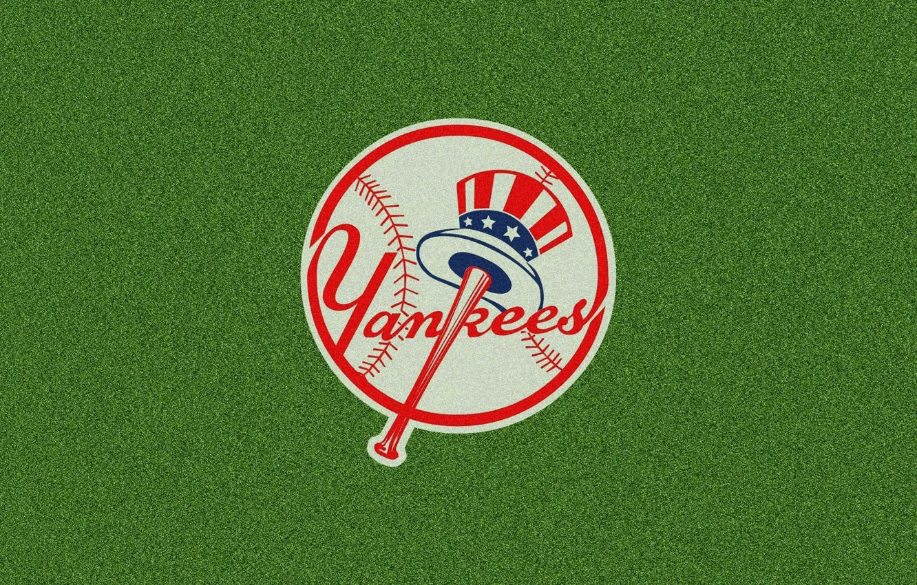 Photo wallpaper New York, Logo, New York, Baseball, Yankees, Baseball club, Yankees