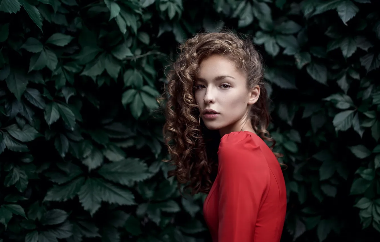 Photo wallpaper look, girl, portrait