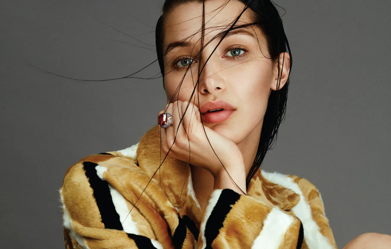 Photo wallpaper girl, portrait, Bella Hadid
