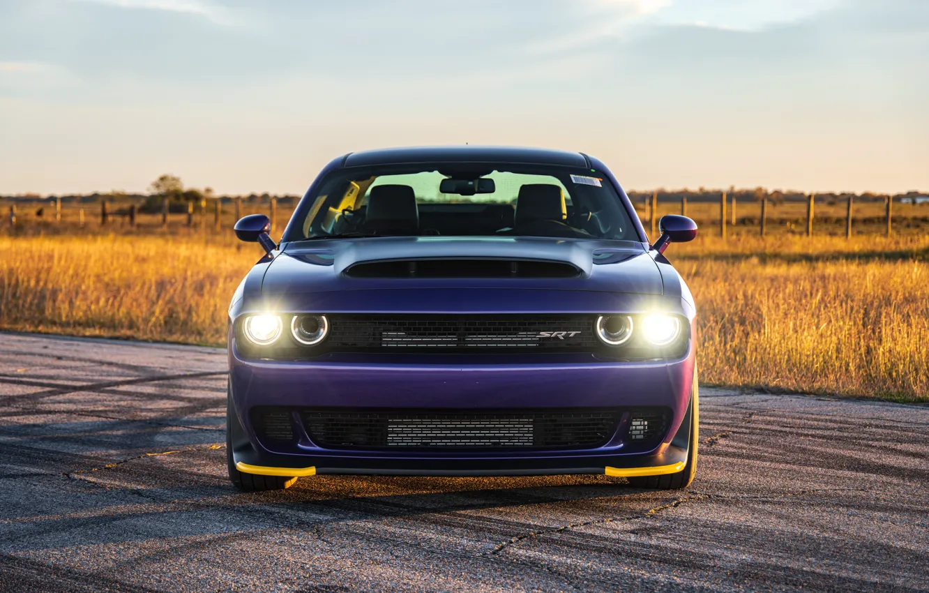 Photo wallpaper Dodge, Challenger, Hennessey, Hennessey Dodge Challenger SRT Demon