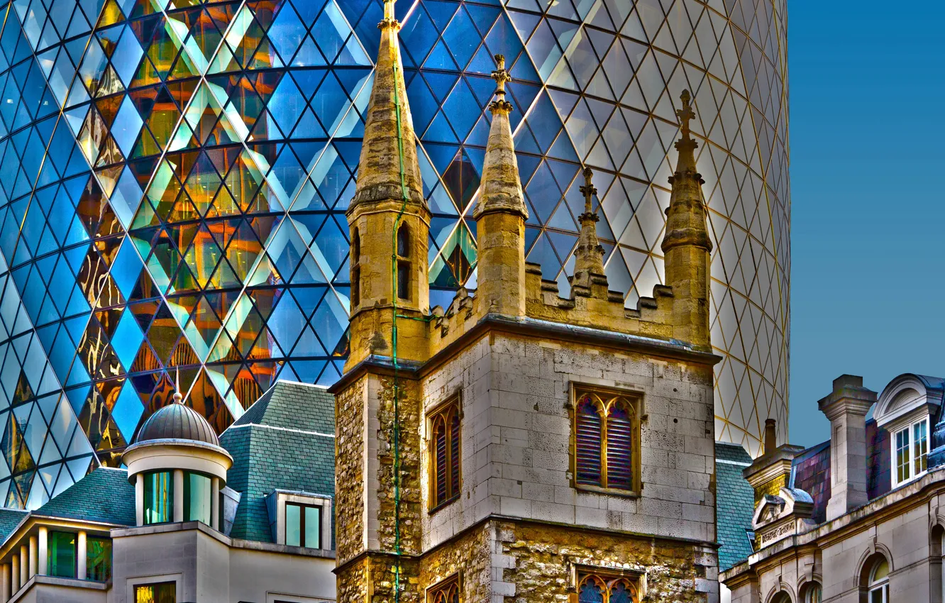 Photo wallpaper England, tower, home, London