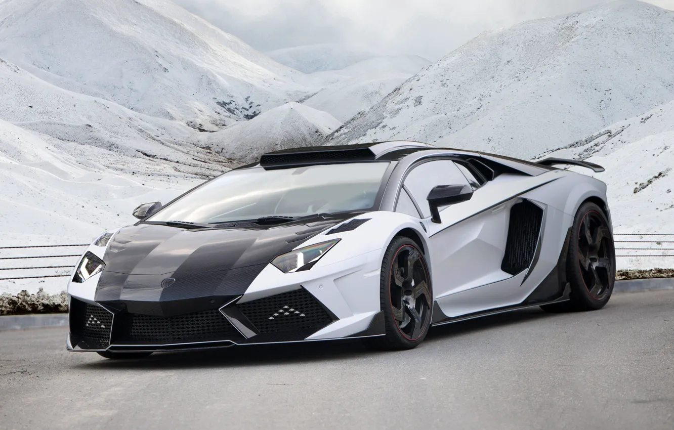 Photo wallpaper Lamborghini, Aventador, Mansory