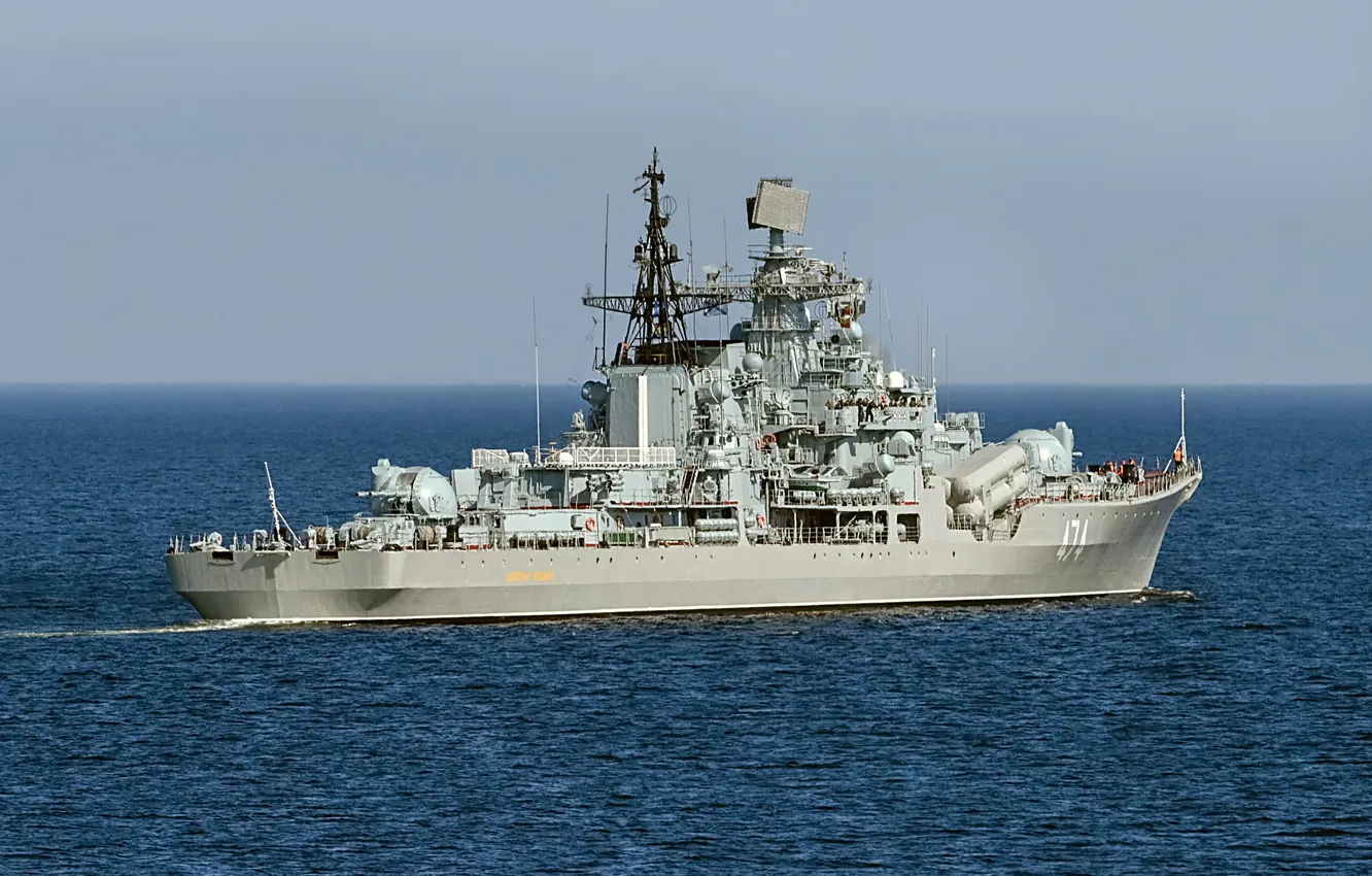 Photo wallpaper destroyer, the project 956, Marshal Ustinov, cipher Sarich