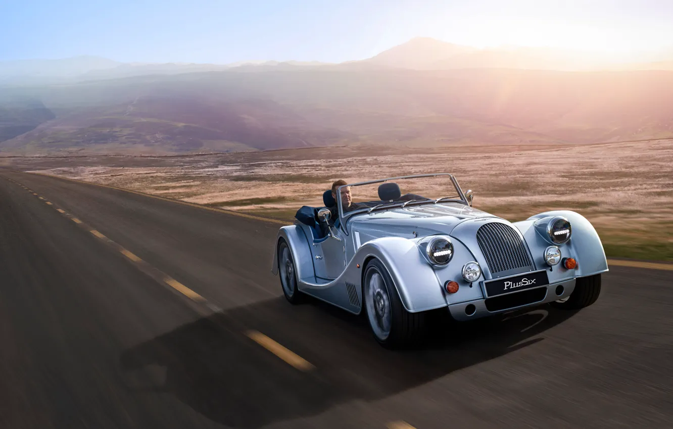 Photo wallpaper Morgan, Drive, Morgan Plus Six, Plus Six