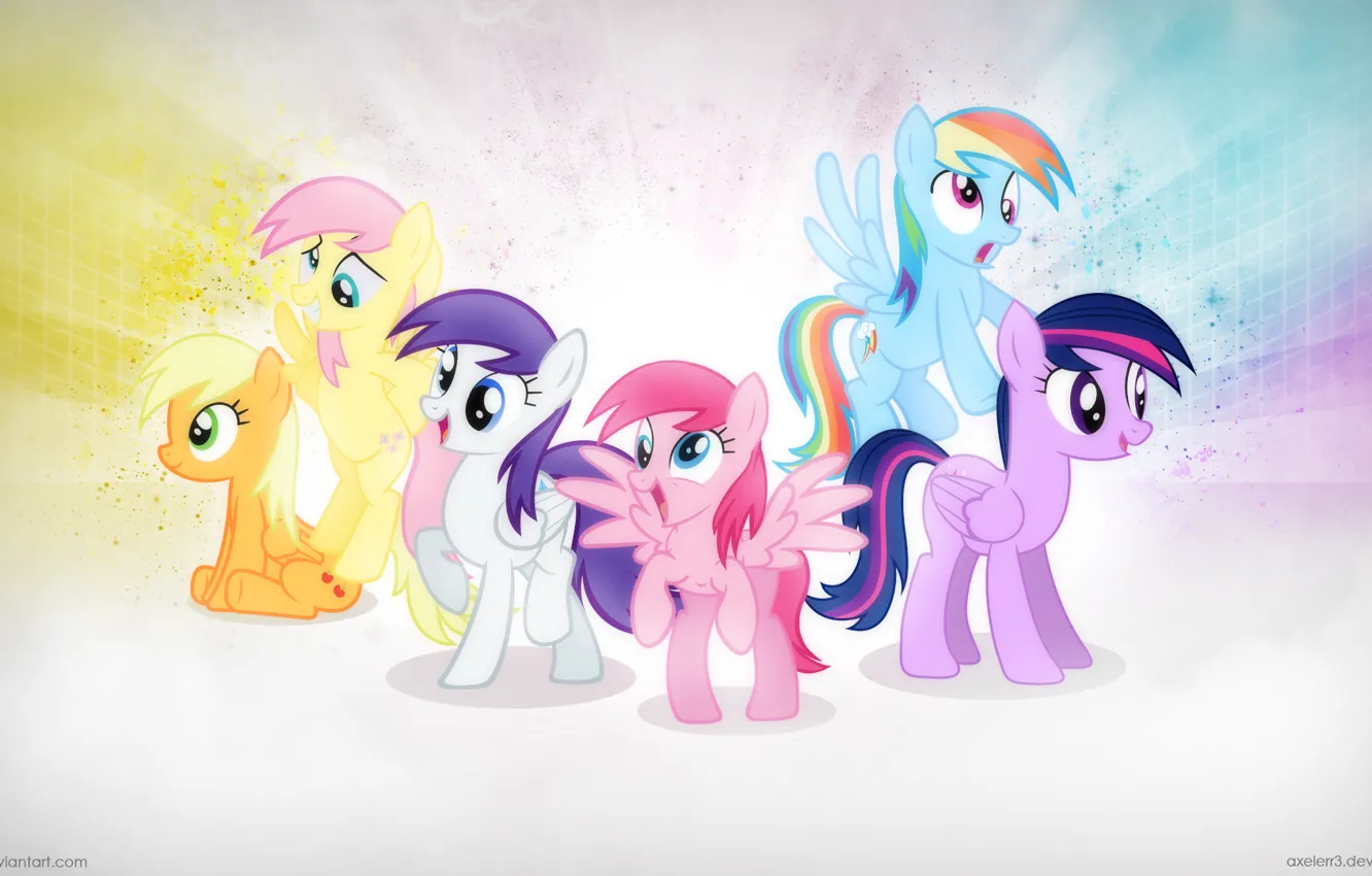 Photo wallpaper Animation, pony, frandshipe