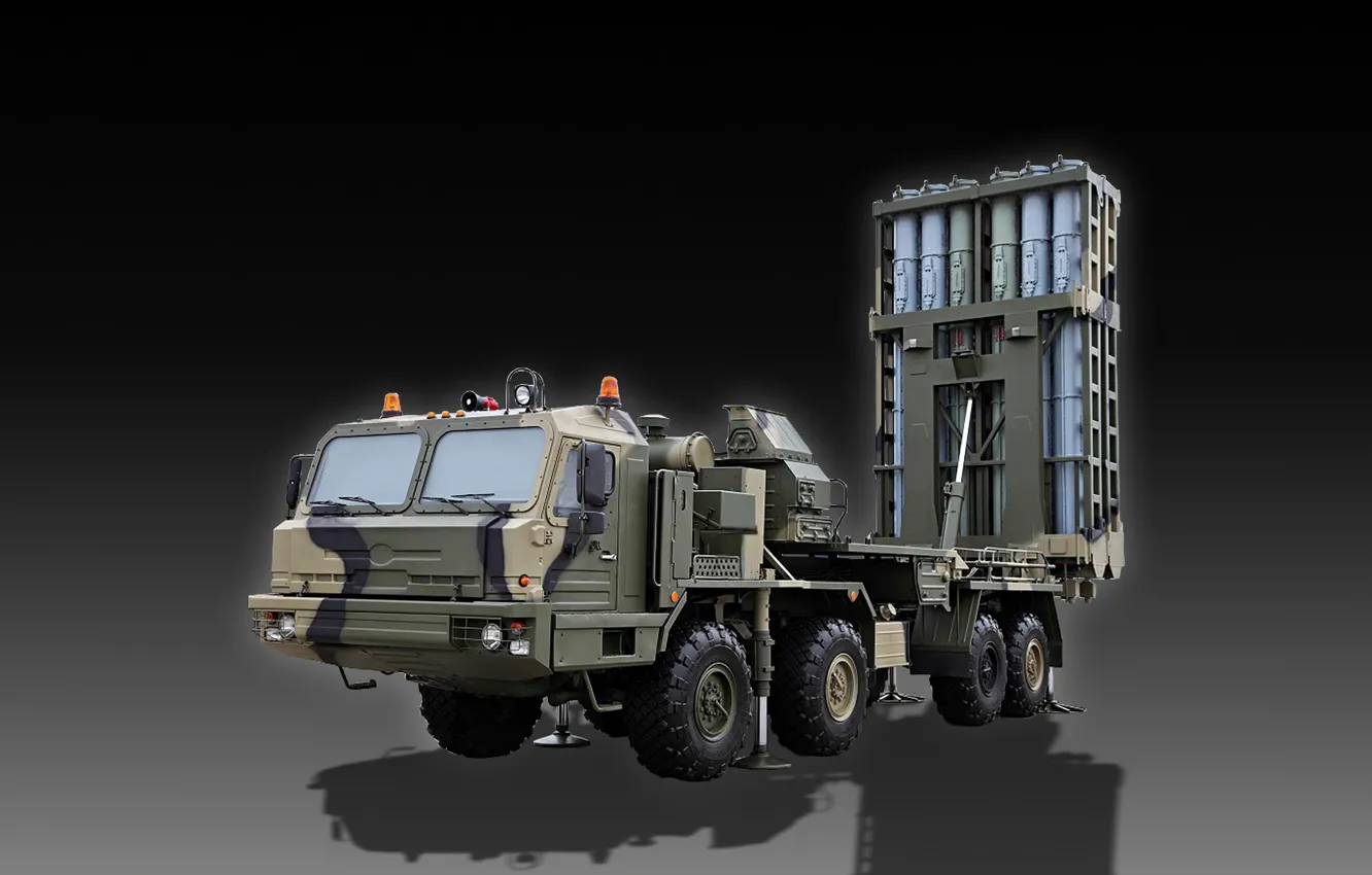 Photo wallpaper Missile System, anti-aircraft, Air Defense, S-350E, VITYAZ