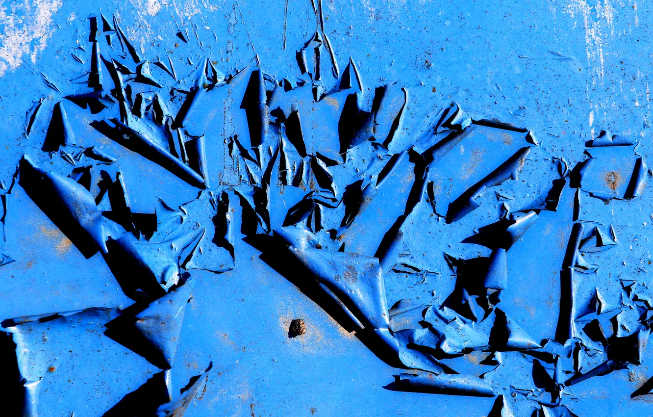 Photo wallpaper cracked, paint, color