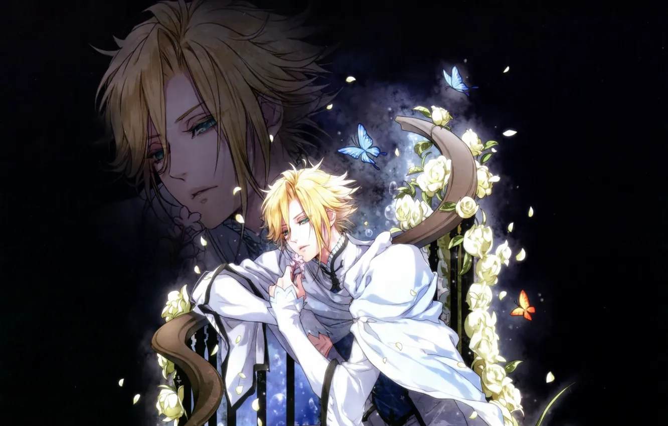 Photo wallpaper the game, anime, guy, Queen of the Flowers