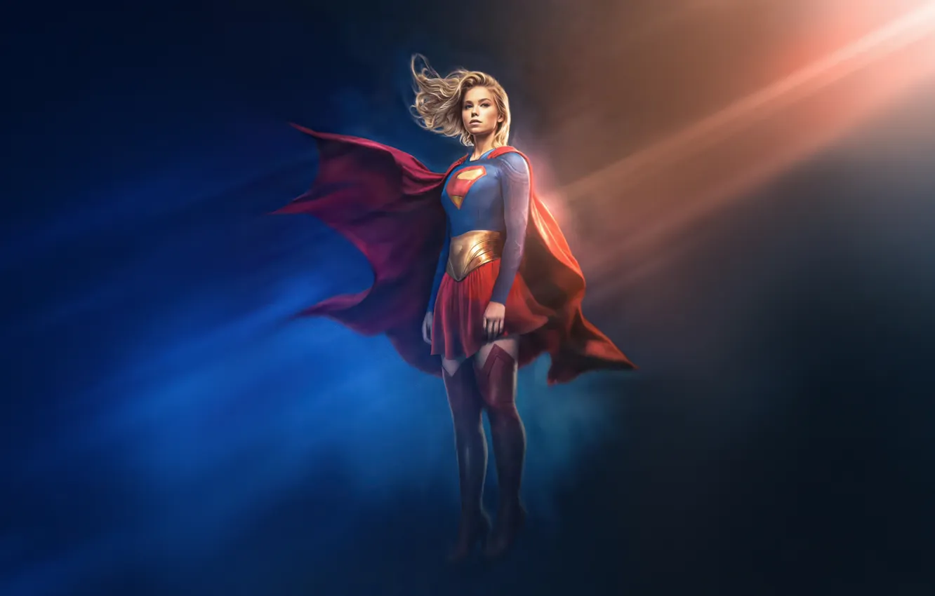 Photo wallpaper Continues, Supergirl