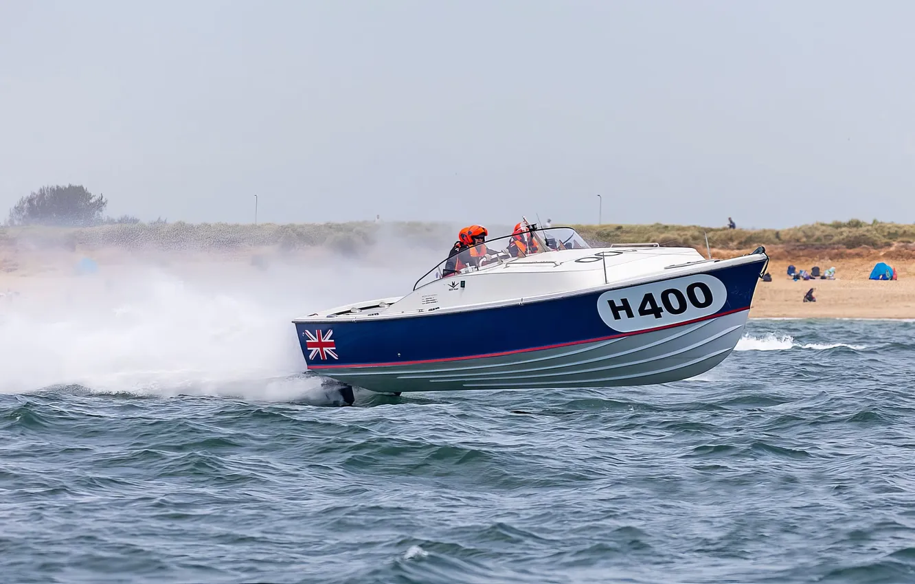 Photo wallpaper race, boat, speed