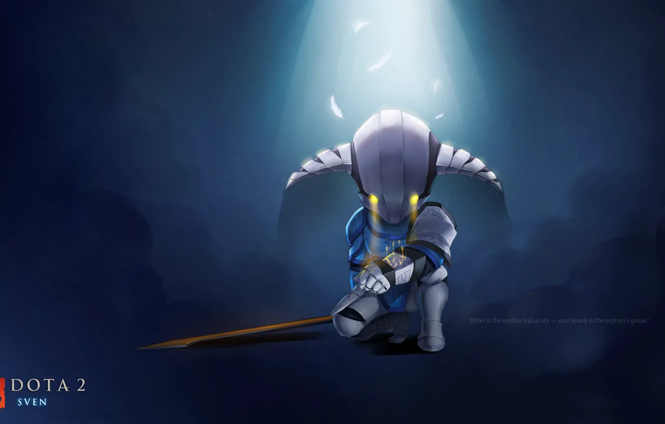 Photo wallpaper chibi, mask, warrior, dota 2, virtualman209, Sven