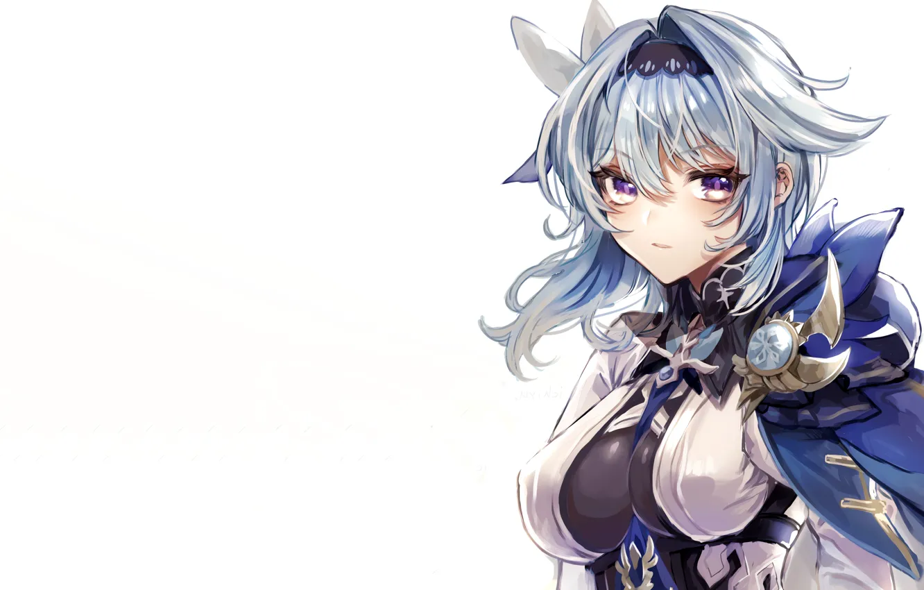 Photo wallpaper girl, sexy, cleavage, long hair, dress, boobs, anime, beautiful