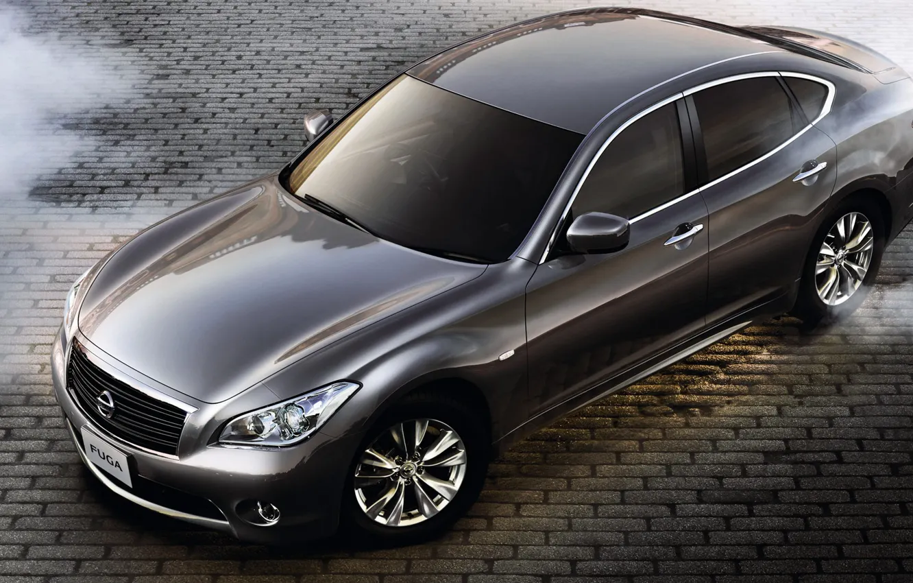 Photo wallpaper Nissan, sedan, Fuga