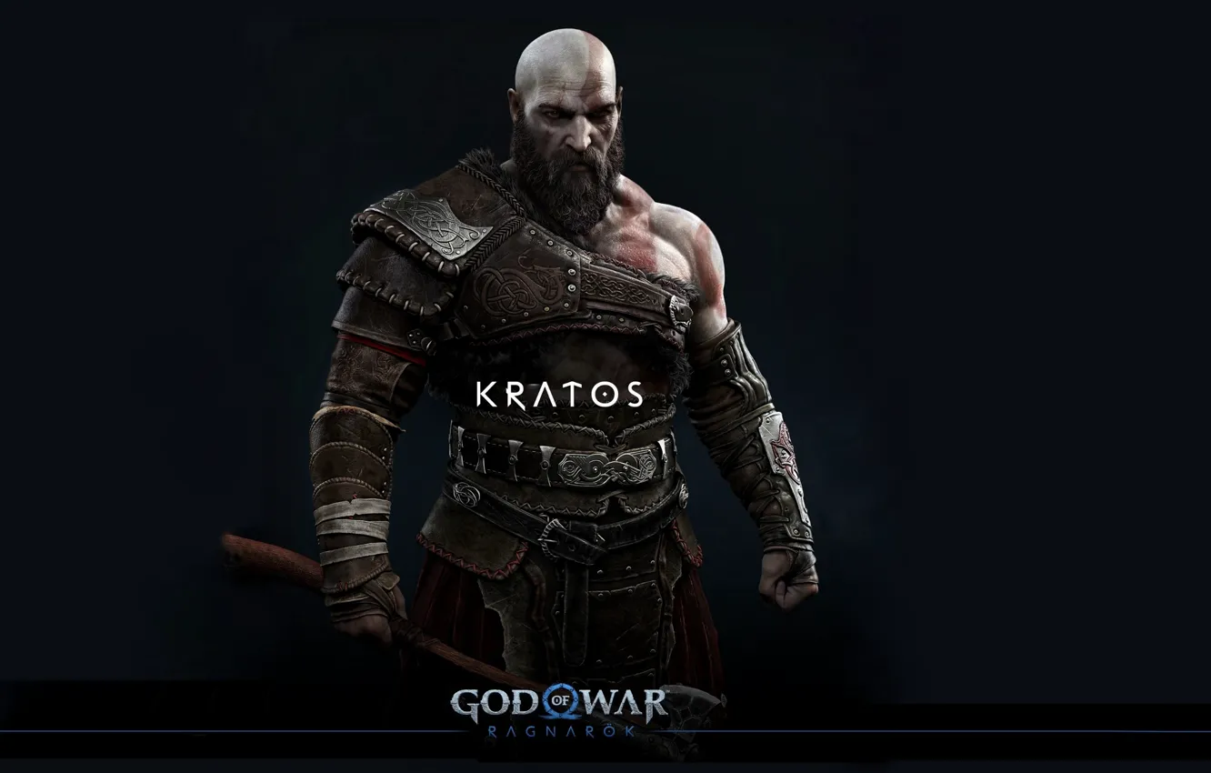 Photo wallpaper God of war, Kratos, God of War, Kratos, Santa Monica, God of War Ragnarok.