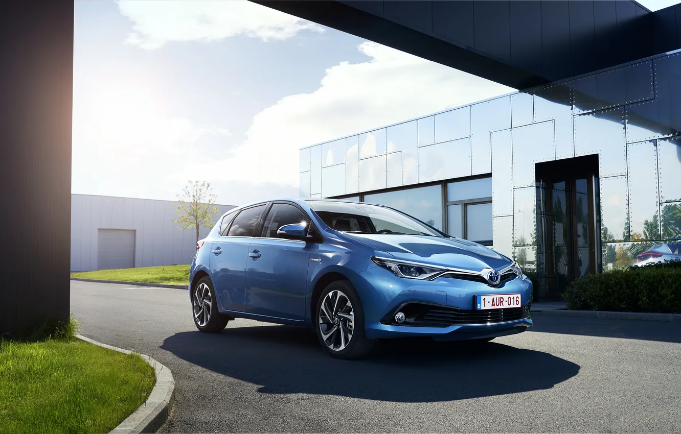 Photo wallpaper Toyota, Hybrid, hybrid, Toyota, 2015, Auris, Auris