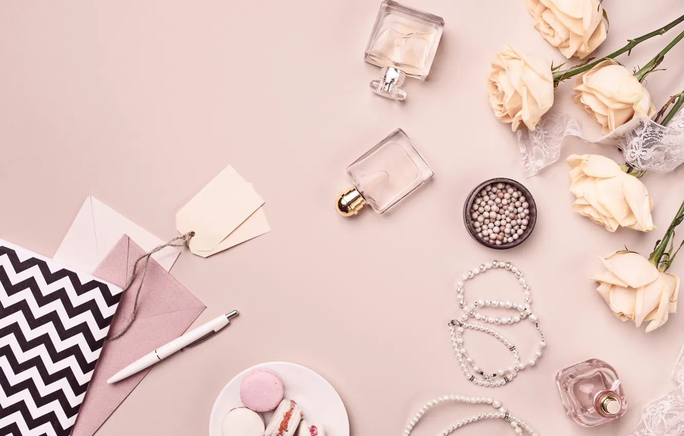 Photo wallpaper roses, spirit, handle, vintage, the envelope, ballet shoes