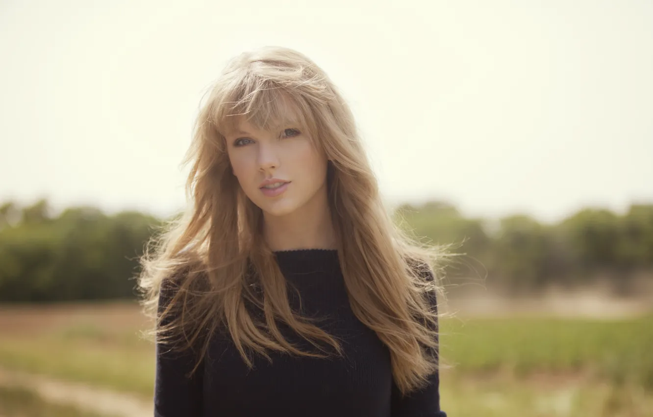 Photo wallpaper look, the sun, face, background, hair, blonde, singer, taylor swift