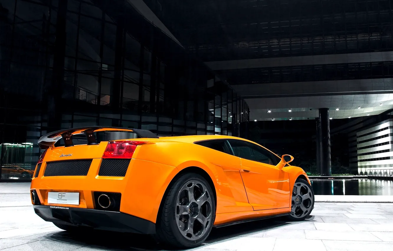 Photo wallpaper 2008, Lamborghini, Gallardo, yellow, Supercar, GT 540, Bf performance