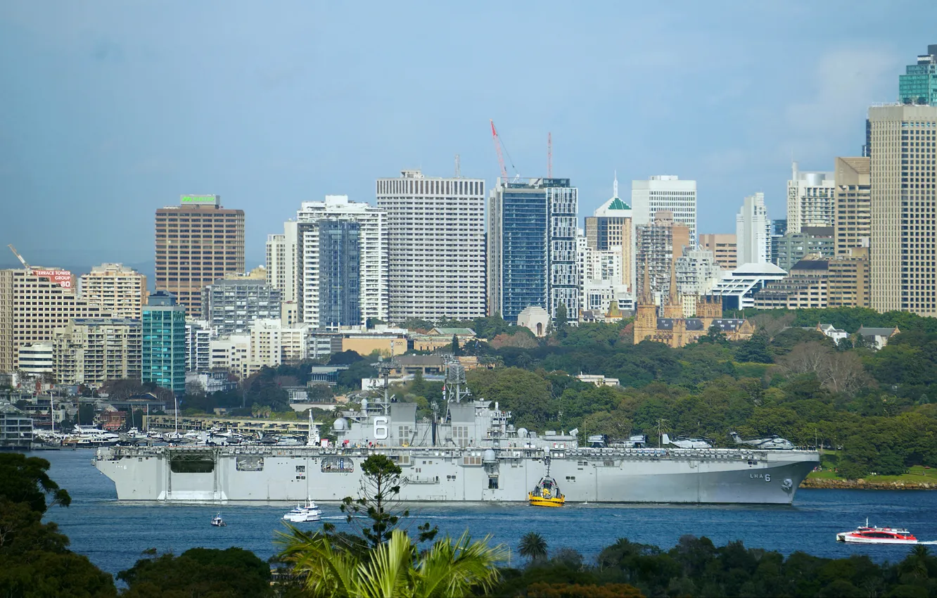 Photo wallpaper US NAVY, UDC, USS America