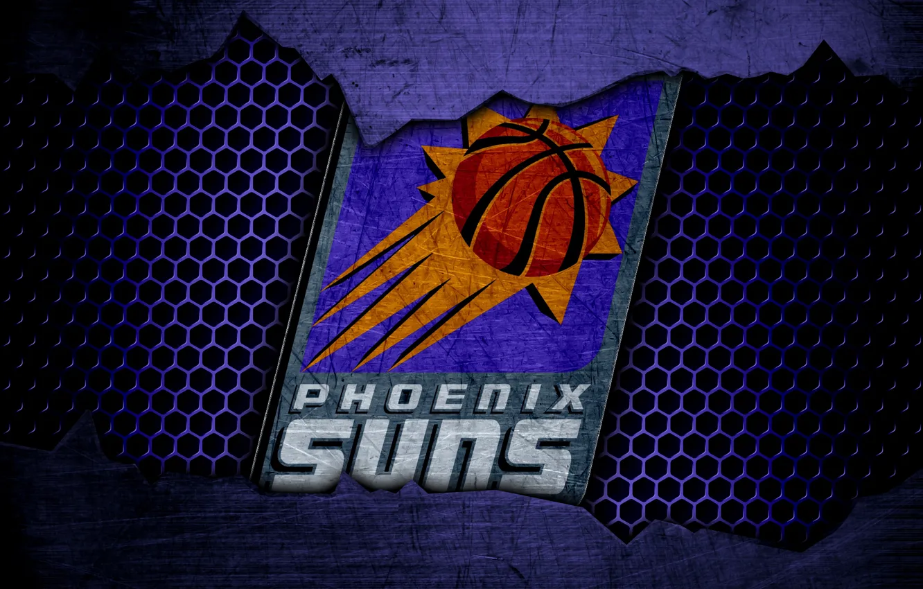 Photo wallpaper wallpaper, sport, logo, basketball, NBA, Phoenix Suns