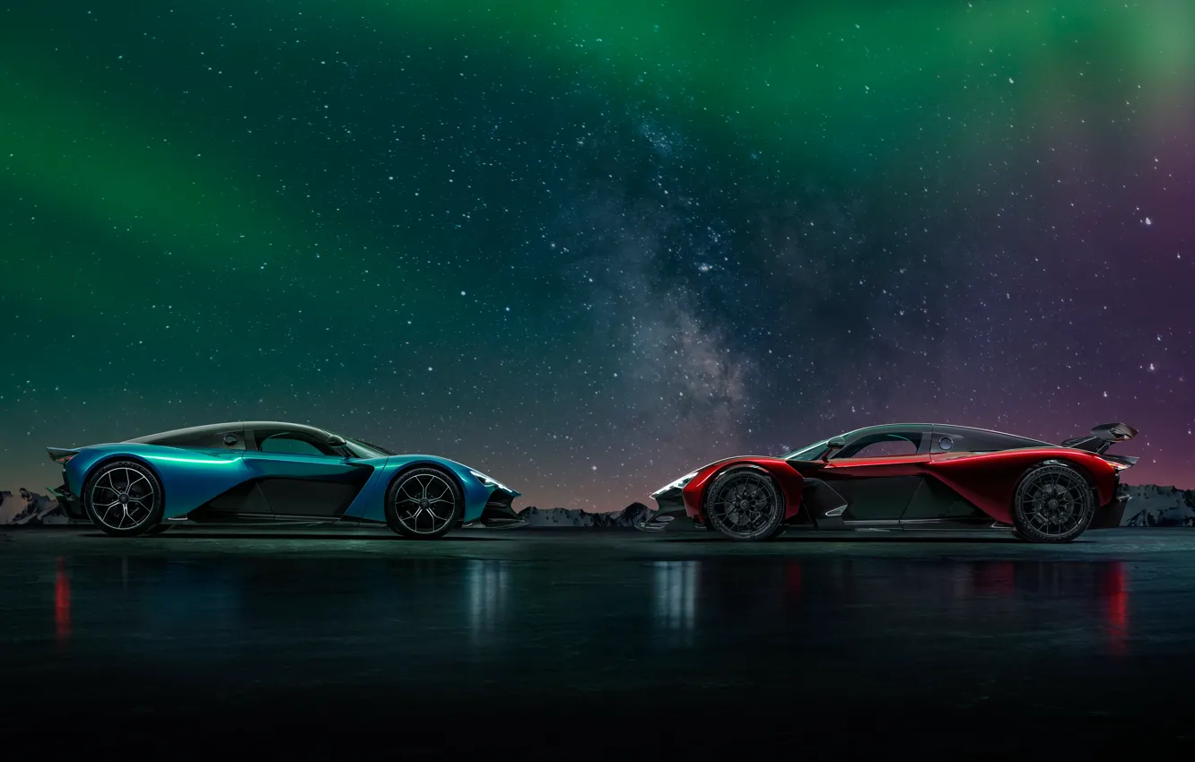 Photo wallpaper green, red, Zenvo, Aurora, side view, Zenvo Aurora Tur, Zenvo Aurora Agil