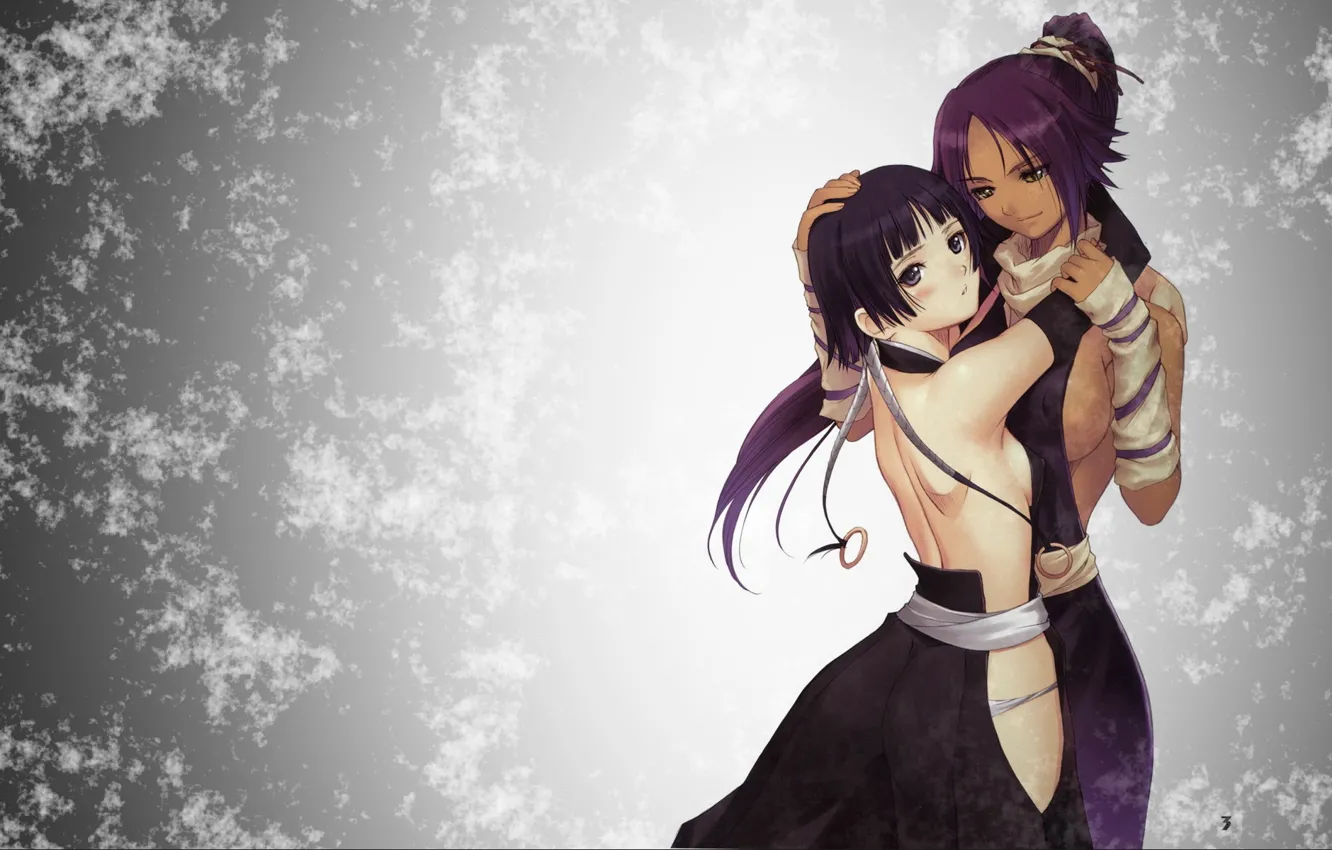 Photo wallpaper anime, the cut, Bleach, hugs, bleach, Suì-Fēng, Eroici