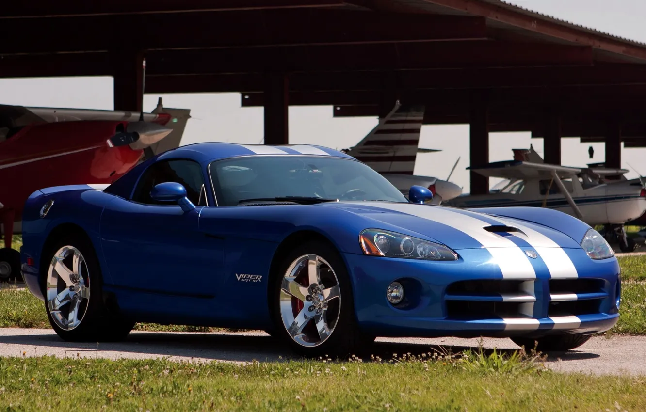 Photo wallpaper Dodge, supercar, Viper, Coupe, the front, SRT10, Dodge.Viper