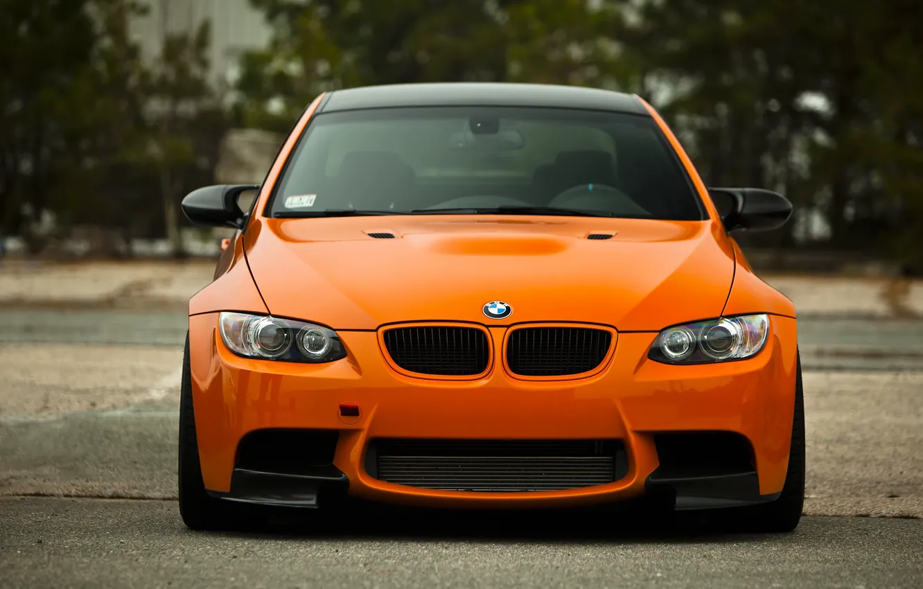 Photo wallpaper E92, Lime Rock Park Edition, M3, Front view