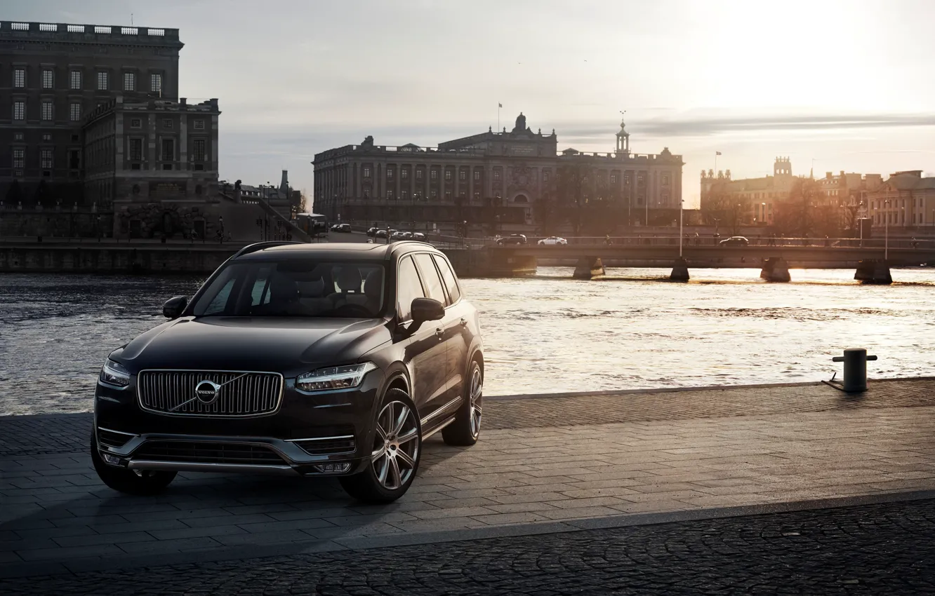 Photo wallpaper machine, Volvo, Sweden, Volvo, Volvo XC90, XC90. car, status, reliability