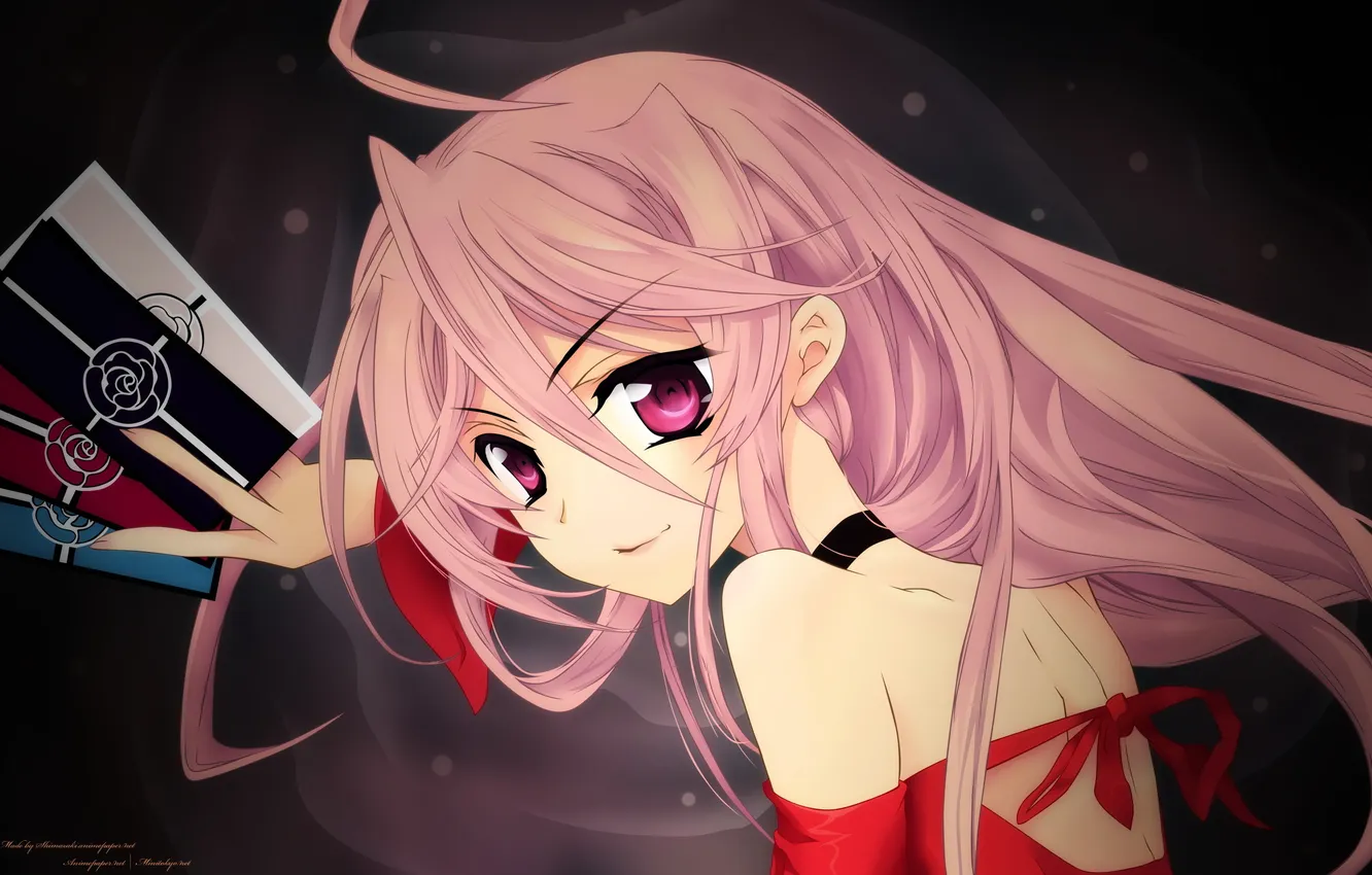 Photo wallpaper girl, in red, card, Kiss of Rose Princess, Kiss Of Rose Princess